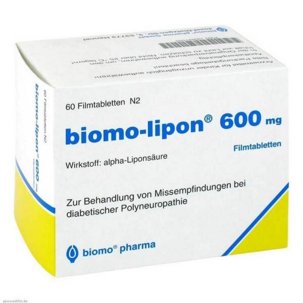 Biomo-Lipon has protective (antioxidant) properties for nerve cells against reactive decay products.