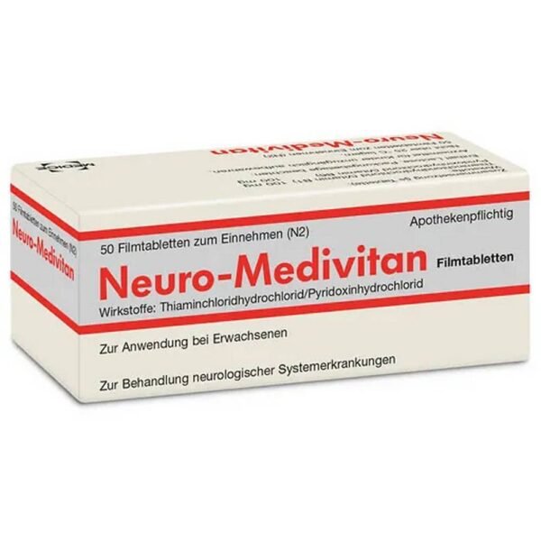 Neuro-Medivitan for neurological diseases caused by vitamin deficiency, helps in the repair of damaged nerve cells.