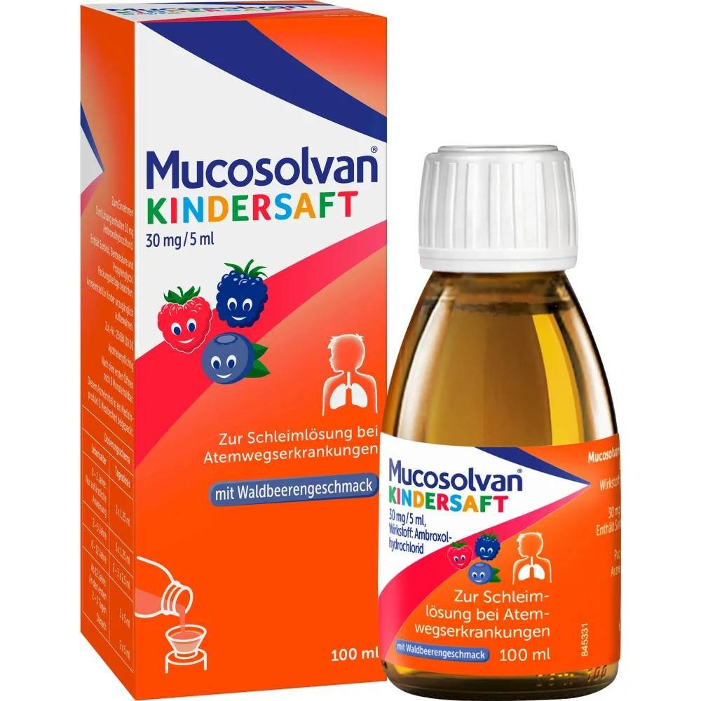 mucosolvan kindersaft 100 ml Lazolvan® dissolves thick mucus formed during coughing, gently removes it and protects the bronchi from the appearance of new mucus formed during coughing.