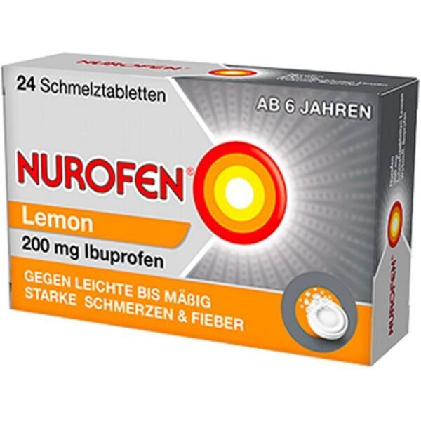 Nurofen 200 mg Lemon acts by reducing pain, swelling and fever.