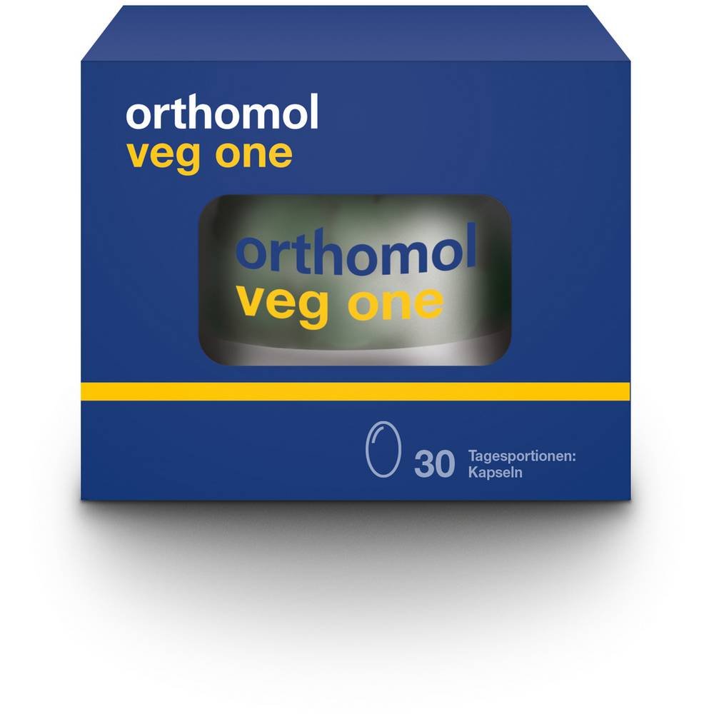 orthomol veg one kapseln 30 stk Orthomol veg one to assist in vegan and vegetarian diets.