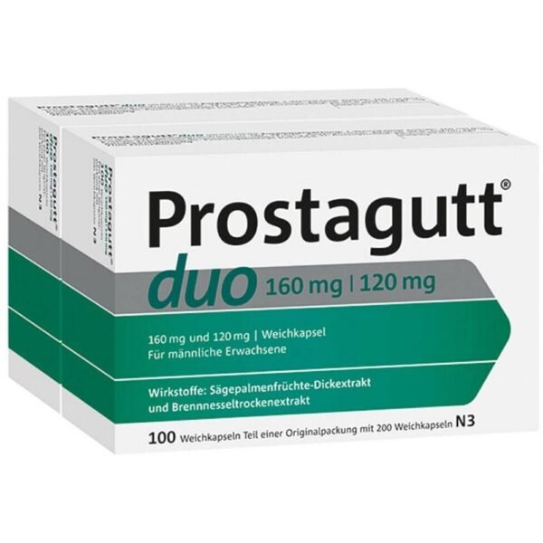 Prostagutt Duo reduces frequent urge to urinate, especially at night.