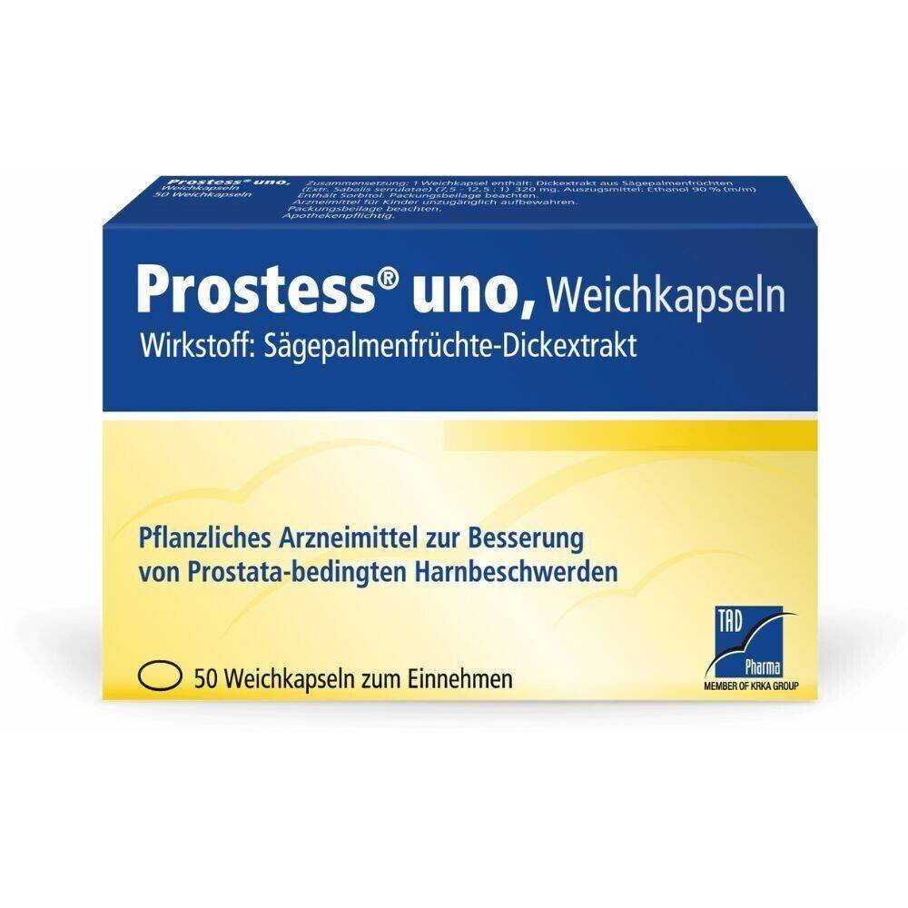 prostess uno kapseln 50 stuck Prostess Uno is a medicine for the treatment of urinary problems associated with the prostate.