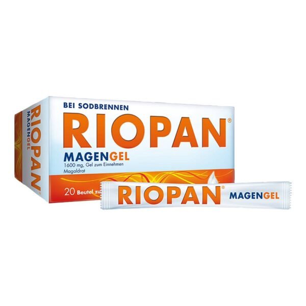 Riopan for the treatment of heartburn and stomach problems related to acid.
