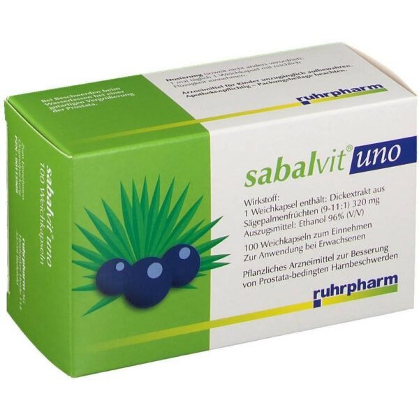 Sabalvit Uno for problems with urination due to benign enlargement of the prostate.