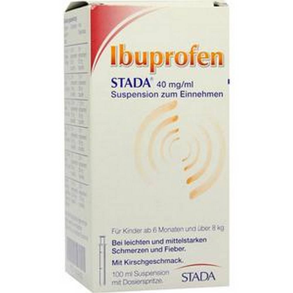 stada ibuprofen stada 40mgml 100 Application area Inflammation Active ingredient Ibuprofen