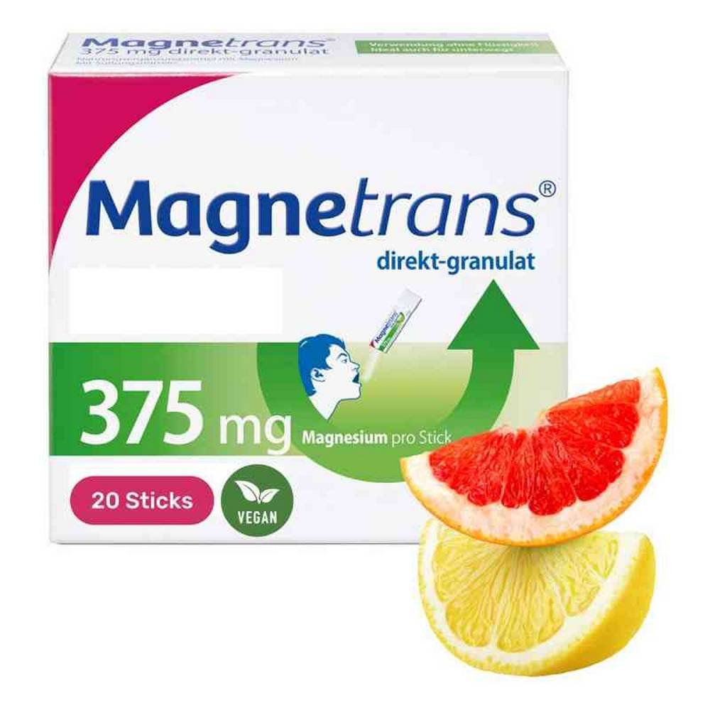 stada magnetrans direkt 375 mg 20 Application area Mineral balance