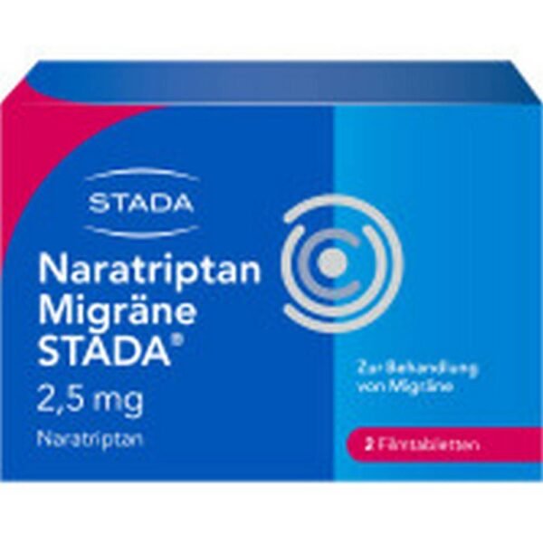 Application area Migraine  Active ingredient Naratriptan