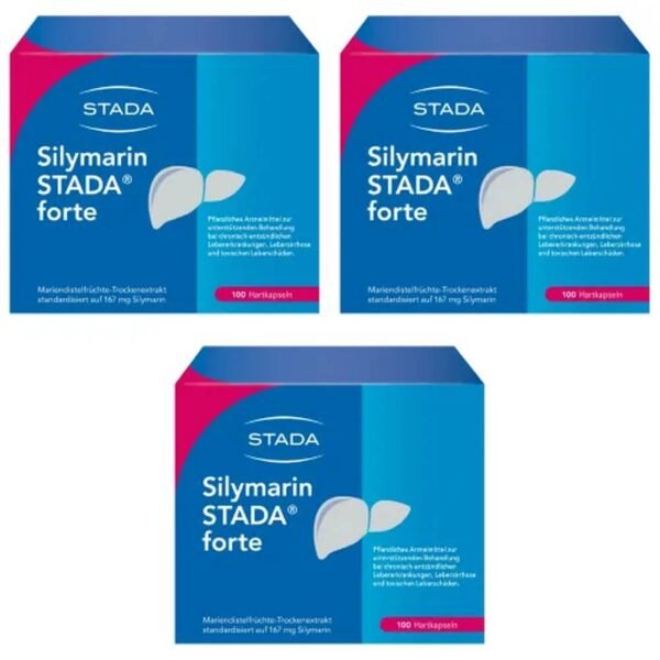 Silymarin STADA® forte is a herbal medicine for liver diseases.