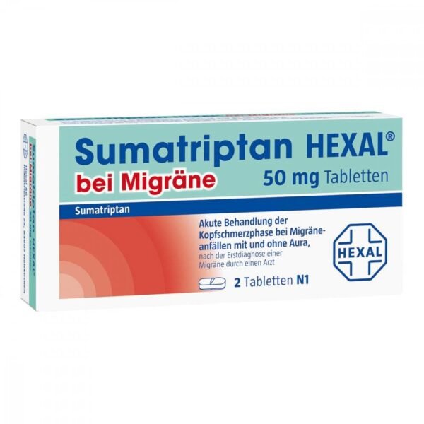 Sumatriptan HEXAL is used for the acute treatment of the head phase of migraine attacks with and without aura.
