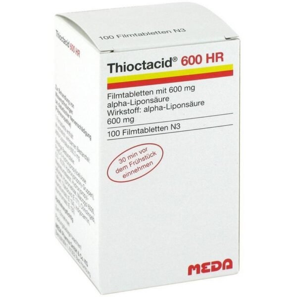 Thioctacid 600 HR for the treatment of abnormal sensations in diabetic polyneuropathy.