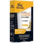 Tiger Balm is a nourishing rub for use in cases of tension in the neck and shoulder area.