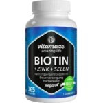Biotin is present in zinc and selenium for the skin, hair growth and nails.