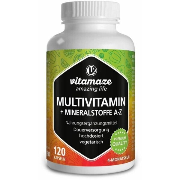 Multivitamin contains 13 valuable vitamins from A to K.