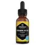Vitamin D3 1000 i.E. + K2 is an optimal supplement for the immune system, bones, muscles, teeth.