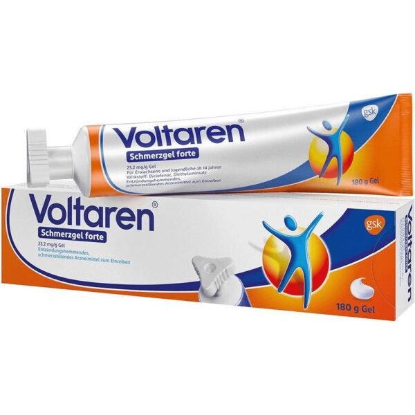 The pain-relieving gel Voltaren forte relieves joint pain for up to 12 hours – directly on the affected area!