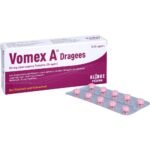 Vomex A has a fast and long-lasting effect against nausea and vomiting. From 6 years and body weight over 30 kg.