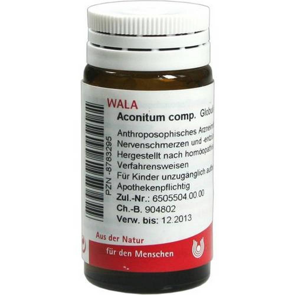 wala aconitum comp 20 nerve pain (neuralgia) and nerve inflammation (neuritis) due to increased intervention of the sensory organization in the nerve-sensory system, e.g. in shingles and root irritation syndromes