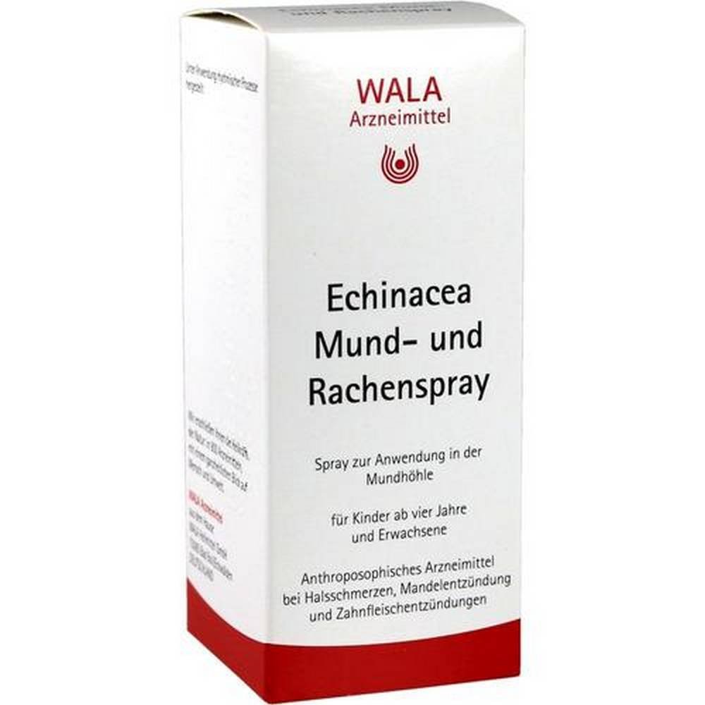 wala echinacea mouth and throat spray 50 Anthroposophic medicinal product for inflammations of the mouth and throat.