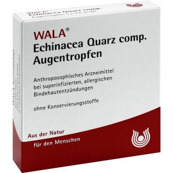 According to the anthroposophical understanding of man and nature. This includes: harmonization of the intervention of the sensory organization in acute inflammatory diseases of the eye and the area around the eye, e.g. conjunctivitis, blepharitis.